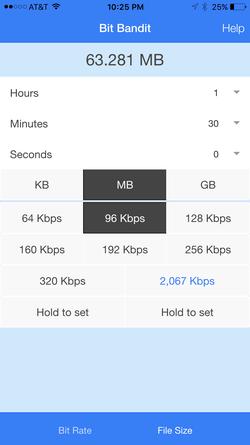 Bit Bandit Is a Handy App for Calculating Audio File Size