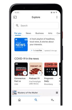 Your News Update is Coming to Google Podcasts