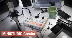 Tascam's MiNiSTUDIO Interfaces Are Designed for Podcasters