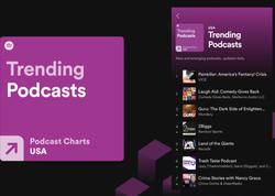 Spotify Adds Top Podcasts and Trending Podcasts Charts