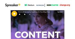 Spreaker Added Automatic Embedding