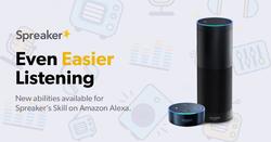Spreaker Adds New Abilities for Amazon Alexa