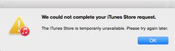 iTunes Store Experiencing Massive Outage